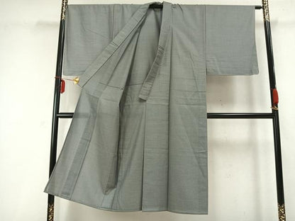 平和屋着物▽男性　お召　単衣　130亀甲　総詰め　正絹　逸品　AABC0339fy