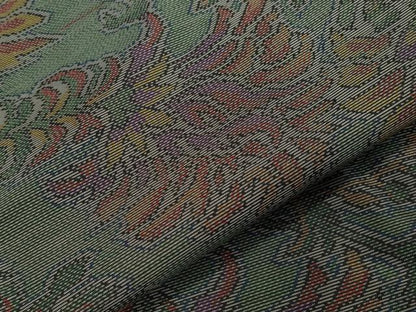 平和屋着物●本場大島紬　更紗花唐草文　正絹　逸品　未使用　CAAY8046gh