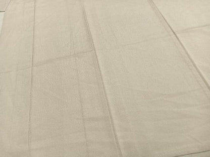 平和屋着物▽上質な色無地 単衣 灰梅色 正絹 逸品 AABC0392fy