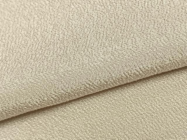 平和屋着物▽上質な色無地 単衣 灰梅色 正絹 逸品 AABC0392fy