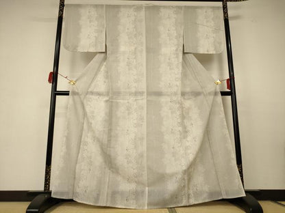 平和屋着物＊夏物　本場大島紬　夏大島　蔦の葉間道　正絹　逸品　未使用　AABC1869jd