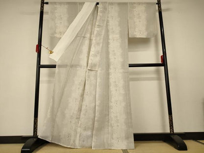 平和屋着物＊夏物　本場大島紬　夏大島　蔦の葉間道　正絹　逸品　未使用　AABC1869jd
