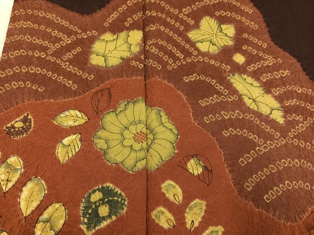 平和屋着物●訪問着 辻が花 絞り 正絹 逸品 AABC2557ph