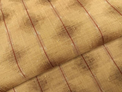 平和屋着物●上質な紬　間道　正絹　逸品　AABC2555ph