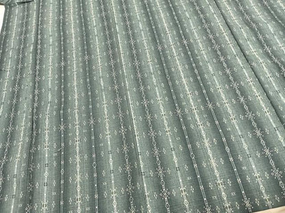 平和屋着物▽小紋 浴衣 単衣 花間道 綿 未使用 AABC0482fy