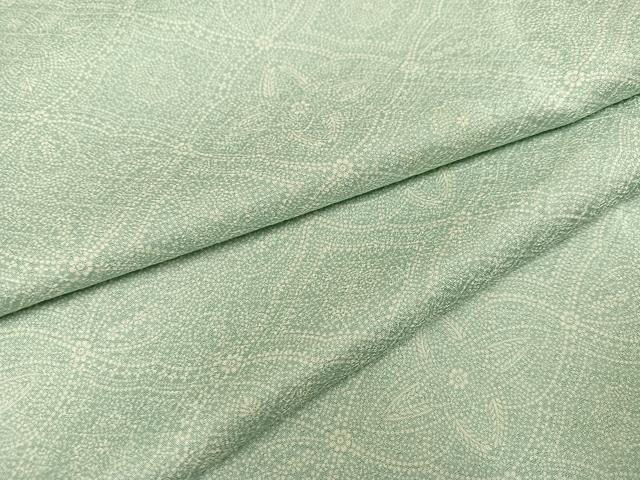 平和屋着物●上質な小紋 花尽し 正絹 逸品 AABC3325ph