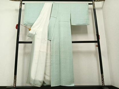 平和屋着物●上質な小紋 花尽し 正絹 逸品 AABC3325ph