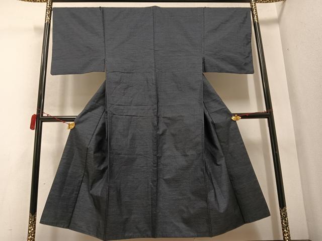 平和屋着物●男性　本場大島紬　アンサンブル　亀甲絣　正絹　逸品　AABC3334ph
