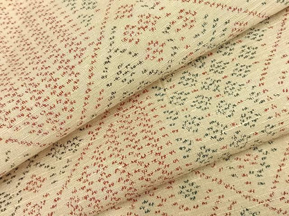 平和屋着物▽上質な紬 単衣 幾何学文様 正絹 逸品 AABC0554fy