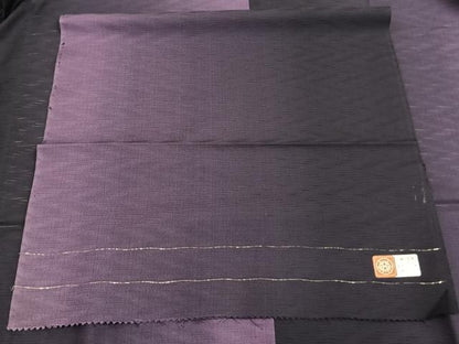 平和屋着物▽道行コート スリーシーズン 春夏秋 塵除け 霞文 反端付き 正絹 逸品 AABC0505fy