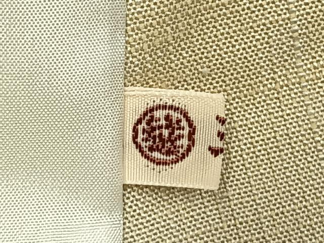 平和屋着物▽上質な紬 単衣 抽象文様 三越扱い 正絹 逸品 AABC0532fy