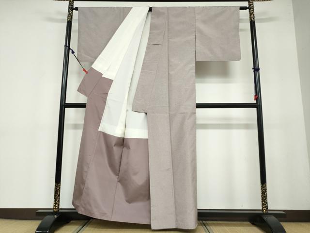 平和屋着物●本場染大島紬 霞文 正絹 逸品 DAAY5303ud