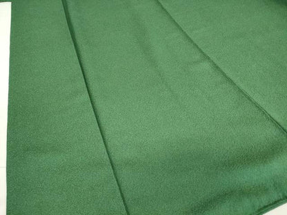平和屋着物●上質な色無地 木賊色 正絹 逸品 DAAX3810az