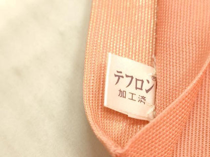 平和屋着物＊夏物 太鼓柄袋帯 舞蝶草葉文 金糸 正絹 逸品 DAAX8880cm