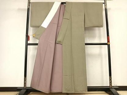 平和屋着物▽江戸小紋 単衣 鮫小紋柄 正絹 逸品 AABC3722fy