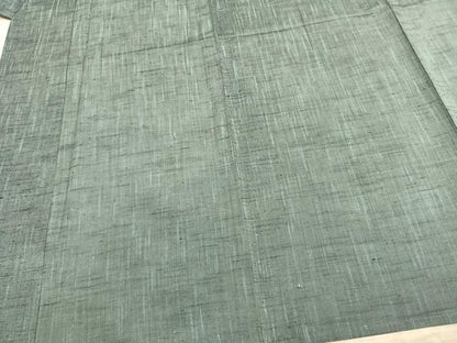 平和屋着物▽上質な紬 単衣 霞文 正絹 逸品 未使用 AABC3731fy