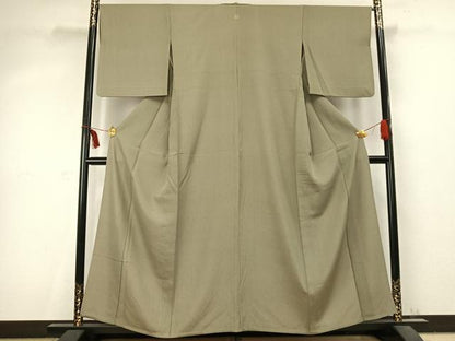 平和屋着物▽江戸小紋 単衣 鮫小紋柄 正絹 逸品 AABC3722fy