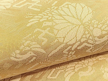 平和屋着物●両面 六通柄袋帯 唐織 徳川伝承文 金銀糸 正絹 逸品 BAAV5521hv