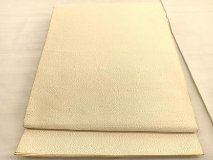 平和屋着物◎全通柄袋帯　綴れ　霞文　金糸　正絹　逸品　BAAV5892hv