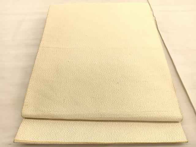平和屋着物◎全通柄袋帯　綴れ　霞文　金糸　正絹　逸品　BAAV5892hv
