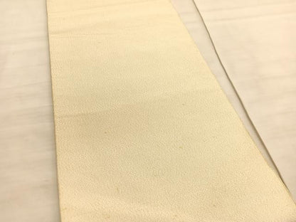 平和屋着物◎全通柄袋帯　綴れ　霞文　金糸　正絹　逸品　BAAV5892hv