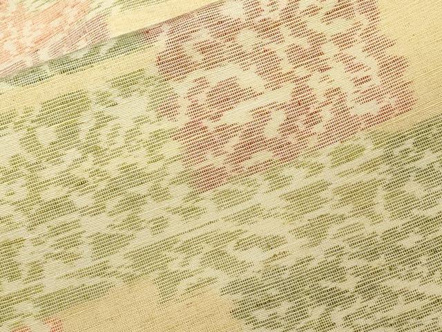 平和屋着物■上質な紬　色紙重ね文　正絹　逸品　CAAY1366ev
