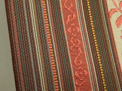 平和屋着物＊極上 夏物 本場筑前博多織 八寸名古屋帯 紗献上 逸品 DZAA9804kh5
