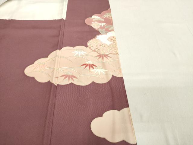 平和屋着物■豪華色留袖　作家物　雲重ね吉祥文　金彩　正絹　逸品　DAAY3924cd
