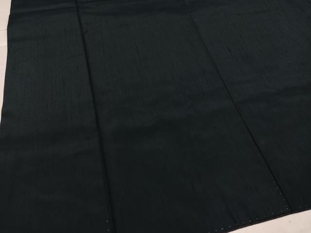 平和屋着物●男性 紬 アンサンブル 色無地 百入茶色 正絹 逸品 AABC3703ph
