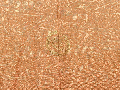 平和屋着物▽江戸小紋 単衣 立波文 正絹 逸品 AABC3199jh