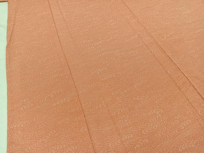 平和屋着物▽江戸小紋 単衣 立波文 正絹 逸品 AABC3199jh