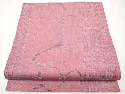 平和屋着物●本場筑前博多織　八寸名古屋帯　鹿　正絹　逸品　CAAZ4164hy