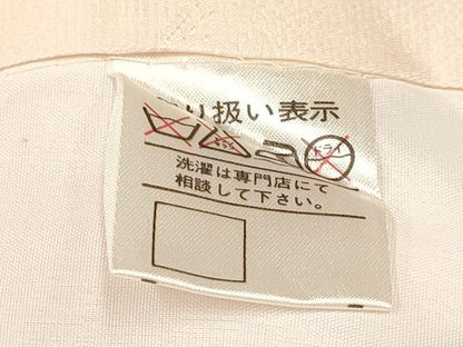平和屋着物[]七五三　女の子　３歳　祝着　三つ身　駒刺繍　飛鶴花文　金彩　逸品　DAAY3096ma