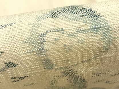 平和屋着物▽生紬　単衣　こけし　正絹　逸品　AABC3815fy