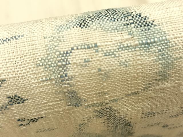 平和屋着物▽生紬　単衣　こけし　正絹　逸品　AABC3815fy