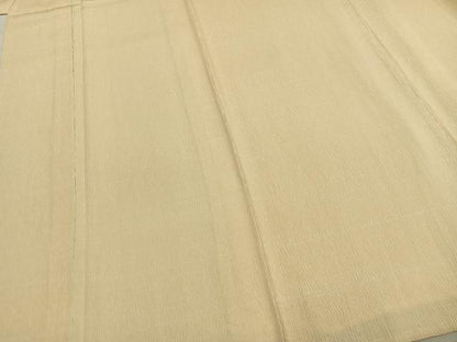 平和屋着物▽上質な小紋 単衣 杢目文 正絹 逸品 AABC3782fy