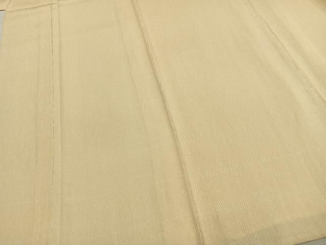 平和屋着物▽上質な小紋 単衣 杢目文 正絹 逸品 AABC3782fy