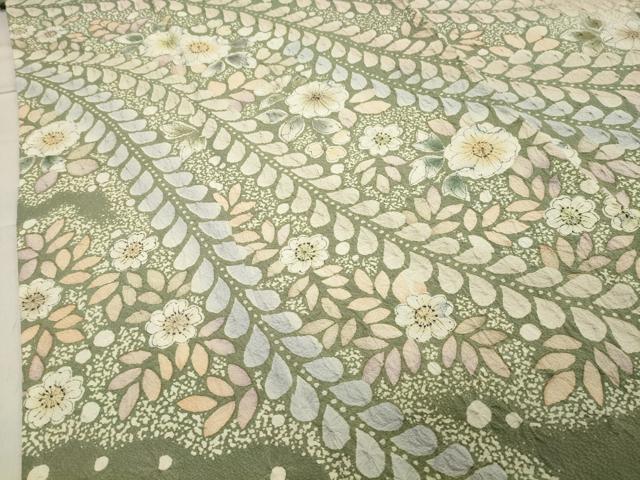 平和屋着物●訪問着　作家物　辻が花　絞り　暈し染め　正絹　逸品　未使用　CAAY8354gh