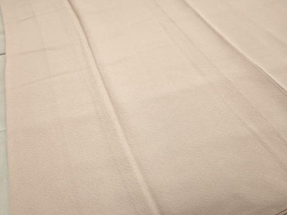 平和屋着物●上質な色無地　灰桜色　正絹　逸品　CAAY8374gh