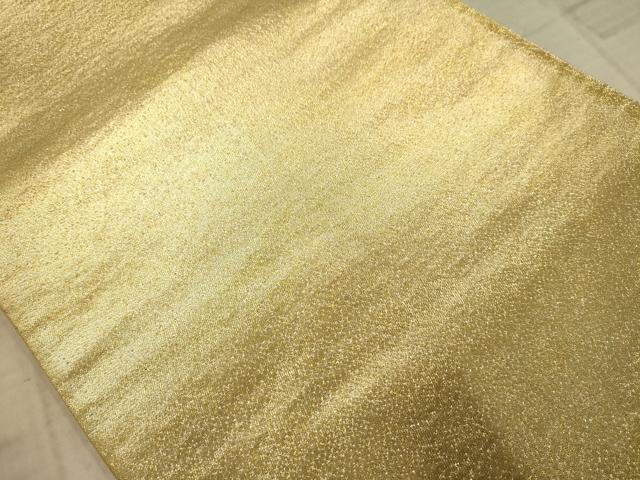 平和屋着物◎全通柄袋帯　螺鈿花ごのみ　金糸　正絹　逸品　AABC3048dt