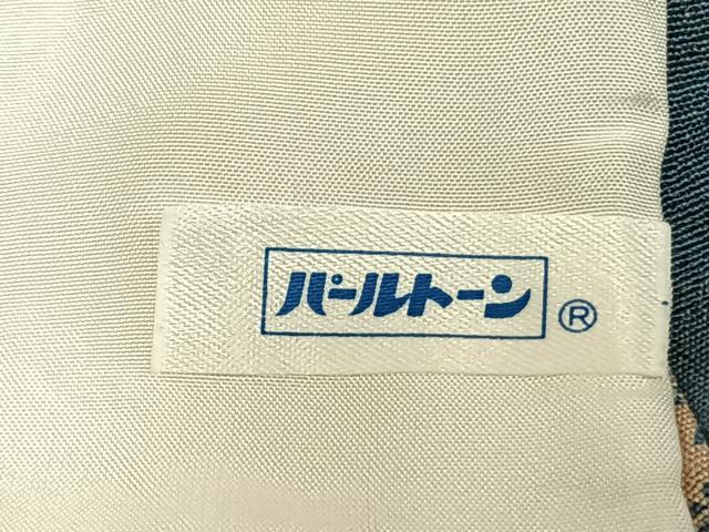 平和屋着物▽上質な小紋 単衣 番傘 正絹 逸品 AABC3846fy