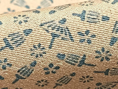 平和屋着物▽上質な小紋 単衣 番傘 正絹 逸品 AABC3846fy