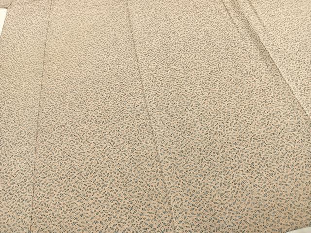 平和屋着物▽上質な小紋 単衣 番傘 正絹 逸品 AABC3846fy