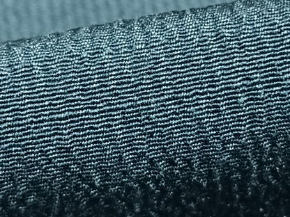 平和屋着物▽上質な色無地 単衣 紺鼠色 正絹 逸品 AABC3865fy