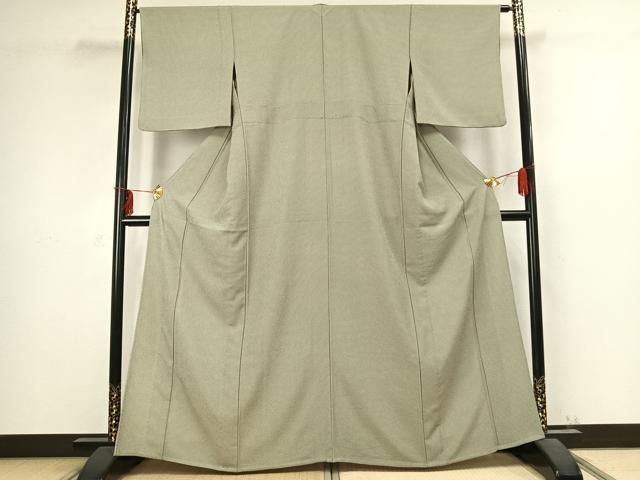 平和屋着物▽江戸小紋 単衣 角通し 正絹 逸品 AABC3991fy