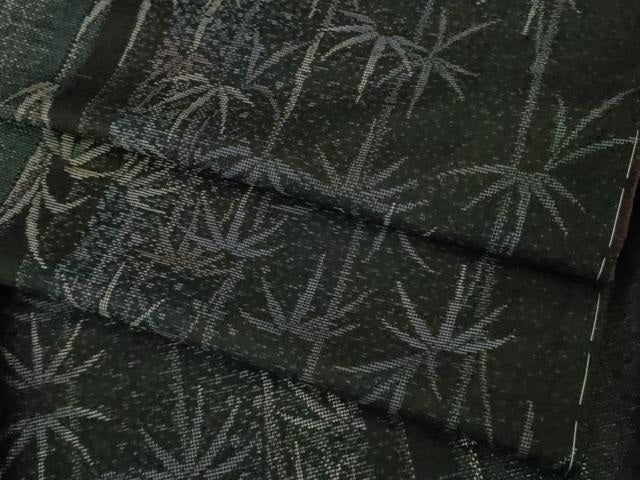 平和屋着物●極上　本場大島紬　9マルキ　笹竹間道　やまと誂製　逸品　未使用　DZAB2123kh6 平和屋着物○本場大島紬 9マルキ 泥染め 菱花文 久野織物謹製 証紙付き