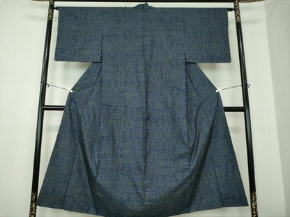 平和屋着物●本場大島紬 7マルキ 横段花文 正絹 逸品 DAAY1992ps
