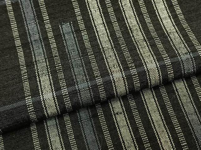 平和屋着物▽上質な紬 単衣 抽象文様 正絹 逸品 AABC4059fy