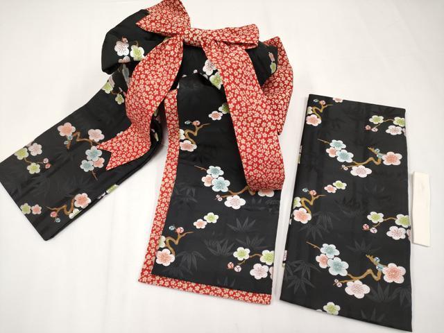 平和屋本店[]極上 七五三 女の子 7歳 祝着・つけ帯・草履・バッグ・小物セット 絞り 花夢二 舞花文 金彩 紙箱付き 逸品 CYAA3700s5