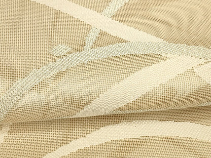 平和屋着物＊夏物 太鼓柄袋帯 露草文 金銀糸 正絹 逸品 DAAY8350cm